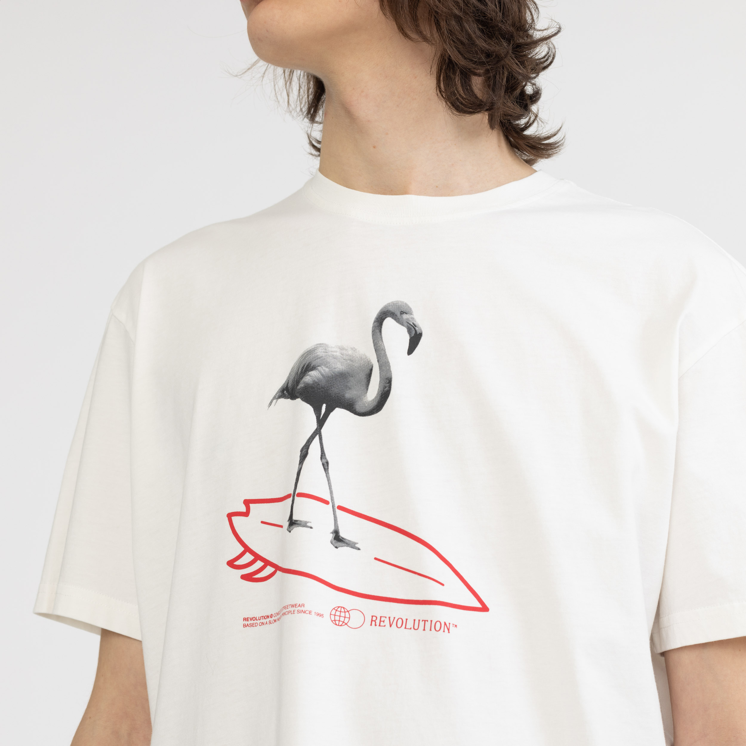 T-Shirt Loose Fit Flamingo 1346