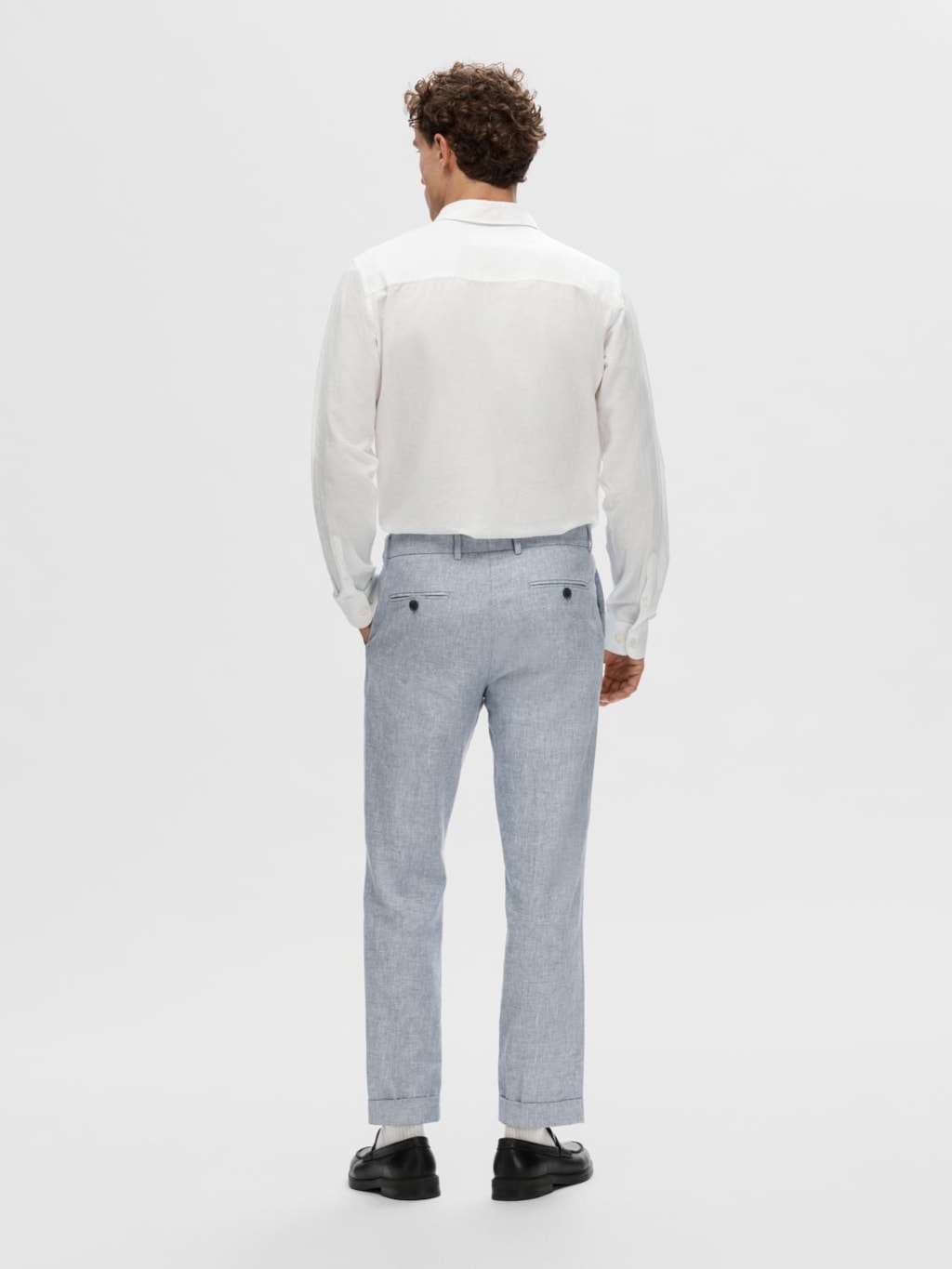 Anton Regular Linen Trousers